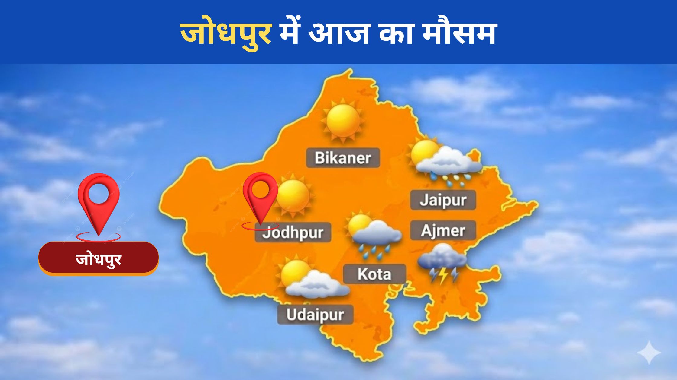 Jodhpur Weather Forecast Today