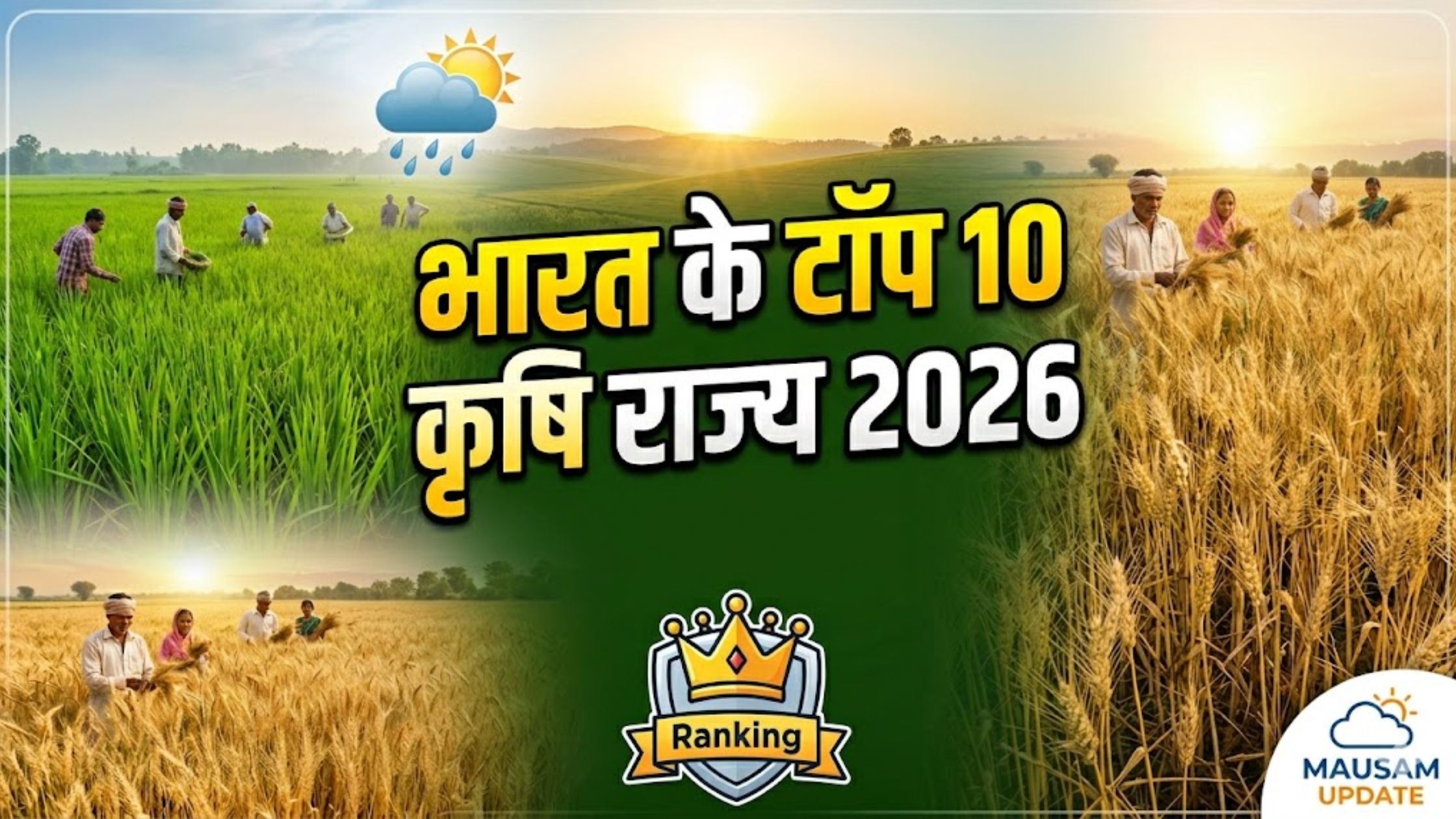 Top 10 Agriculture States in India