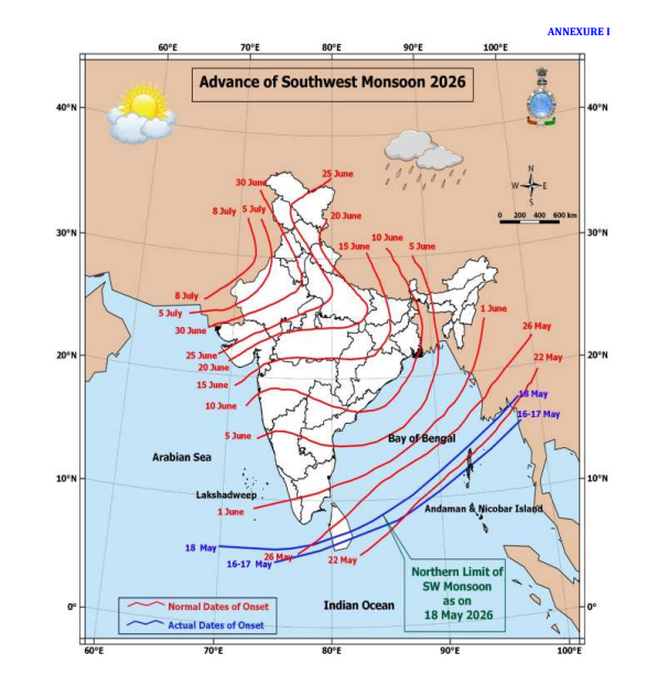 Aaj Ka Monsoon 18 May 2026