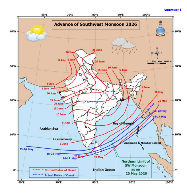 Monsoon Live Update 2026 Today