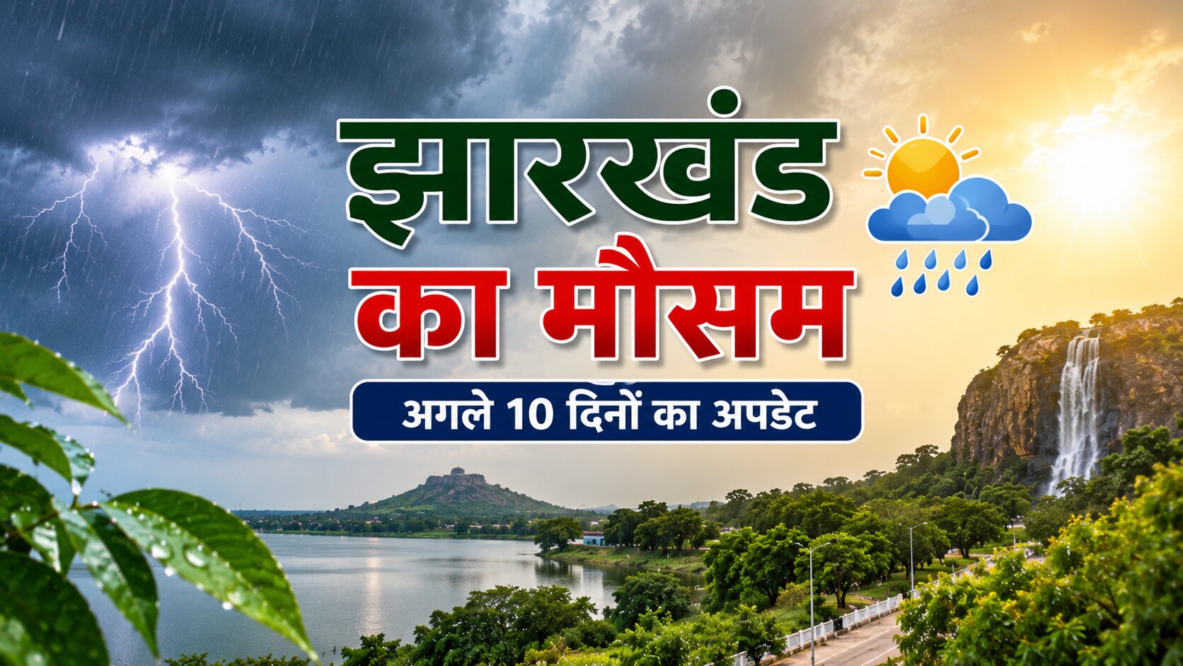 झारखंड का मौसम: अगले 10 दिनों में बारिश, आंधी और IMD अपडेट