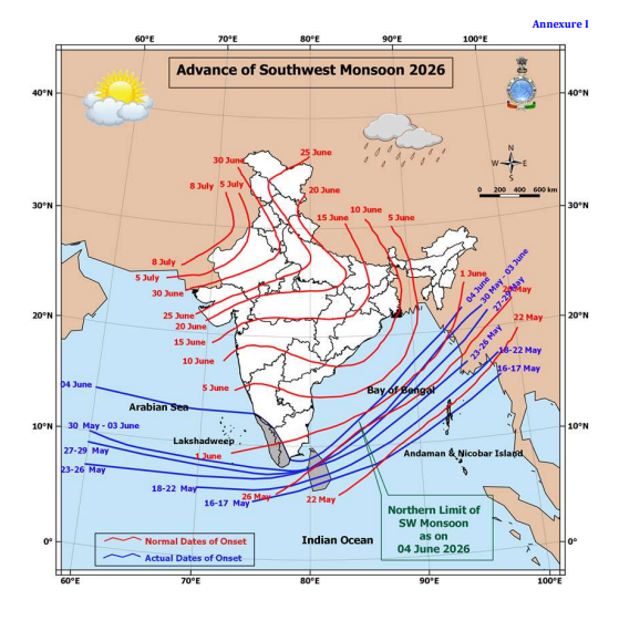 मानसून 2026 लाइव अपडेट
